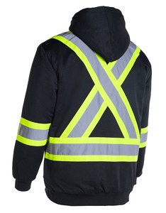Chaqueta de lana de grado industrial al por mayor Chaquetas de seguridad a medida HI vis ropa de trabajo a prueba de tormentas Hecho en Pakistán. - Product Image 3