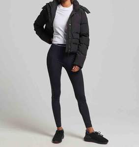 Newest Style Long Sleeve <b>Women</b> Puffer <b>Lightweight</b> Thick Winter <b>Waterproof</b> Embroidery Cotton Lining Quilted <b>Jacket</b> for <b>Women</b> - Product Image 1