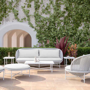 Montauk Contemporary 3-Seater <b>Rattan</b> <b>Sofa</b> - Product Image 6