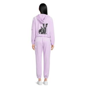 Survêtement en velours de velours de conception personnalisée de haute qualité pour femmes nouveau style Tie-Dye ensemble de gros pour les filles - Product Image 6