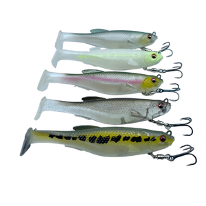 ZJ-05 Ouvrez la boîte et lancez la <span class=keywords><strong>leurre</strong></span> souple avec hameçon, <span class=keywords><strong>leurre</strong></span> simulé en forme de petit poisson, pas besoin de le nouer, livré avec trois hameçons triples. - Product Image 1