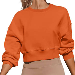 Sweat-shirt personnalisé lourd 100% coton vintage délavé à l'acide pour femmes, respirant, surdimensionné, impression de broderie de logo personnalisé - Product Image 4