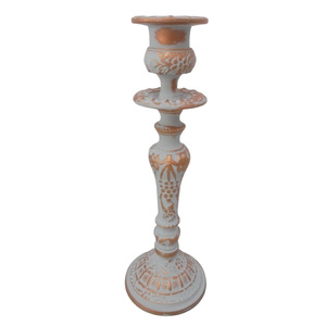 Bougeoir en aluminium décoratif en métal Bougeoir antique en cuivre pour la décoration de mariage faite à la main en vrac - Product Image 4