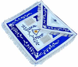 Collar Masónico de Ex-Maestro Masón, Delantal Bordado a Mano, Pin 3D Personalizado, Regalia Masónica - Product Image 5