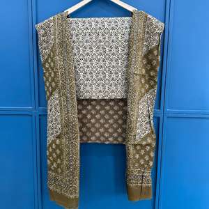 Elegante Tela de Chifón para Vestidos, Estampado sin Costuras, Material de Chifón para Vestidos, Chifón con Estampado en Bloques sin Costuras - Product Image 1