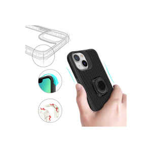 Coque arrière antichoc ASMA Timo Series pour iPhone 13, étui de protection en silicone liquide premium, protection élégante pour téléphone INS Plus - Product Image 3