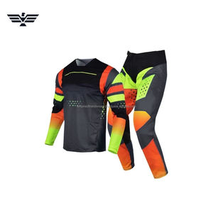 Conjunto de Jersey y Pantalones de Motocross Personalizados, Ropa de Motociclismo Todoterreno, Transpirable, de Secado Rápido, 100% Poliéster, Traje de Carreras de Motocicleta - Product Image 5