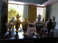 Théière électrique samovar en acier inoxydable