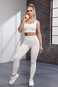 Conjunto Deportivo para Mujer, Personalizado OEM, Ropa de Gimnasio Premium al por Mayor, Leggings de Yoga de Cintura Alta Elástica - Product Image 4