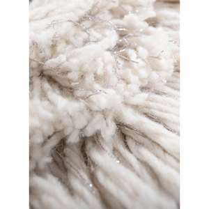 Alfombra de Lana Anudada a Mano Jaanwar Azul, Estilo Boho AIWL-7038(Em), para Dormitorio, Sala de Estar, Pasillo, Alfombra Rectangular Abstracta para el Hogar - Product Image 3