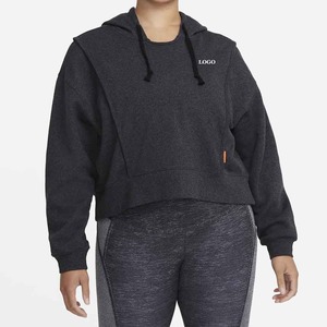 Sweats à capuche pour femmes personnalisés de haute qualité Sports Wholesale Sweats à capuche respirants avec poche Sweatshirts Matériau respirant d'origine - Product Image 1