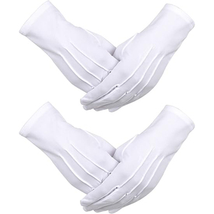 Le Lux maçonnique Regalia chevalier templier manchette style maçonnique 100% gants de cérémonie en cuir véritable - Product Image 2