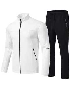 Trajes de chándal de alta calidad para hombres Chándal de hombre de combinación de color ajustado a la moda para ropa de entrenamiento para hombres - Product Image 4