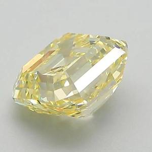 Diamant de laboratoire de luxe de qualité supérieure, taille Asscher, jaune fantaisie, 2,00 ct, VS1, prix de gros, prix d'usine, fiançailles - Product Image 2