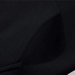 Ensemble de sweat-shirts 2 pièces décontractés pour hommes, couleur unie, manches longues, pull à capuche, tissu polaire, jogging, vêtements de sport, vêtements d'hiver en relief - Product Image 5