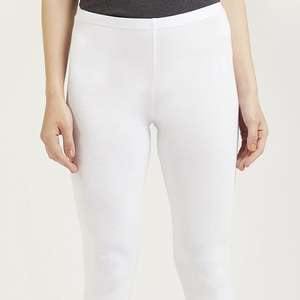 Meilleur prix Leggings de gymnastique pour femmes avec logo personnalisé pleine longueur 100% coton tissu respirant Offre Spéciale décontracté pour l'hiver fabriqué au Pakistan - Product Image 6