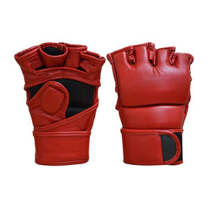 ถุงมือหนัง mma สำหรับผู้ชายกันน้ำน้ำหนักเบามีสายรัดปิดดีไซน์ล่าสุดทนทานทนทาน - Product Image 1