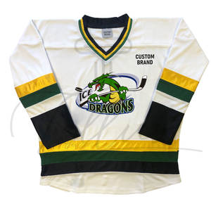 Maillot de hockey sur glace violet imprimé par sublimation personnalisé de haute qualité, séchage rapide, respirant, logo personnalisé, polyester 180g, vêtements d'équipe - Product Image 6