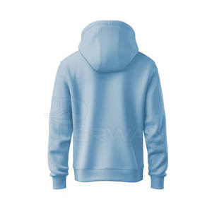 2025 hecho a medida 100% algodón hombres invierno cálido sudaderas con capucha patrón sólido cuello con capucha precio - Product Image 2