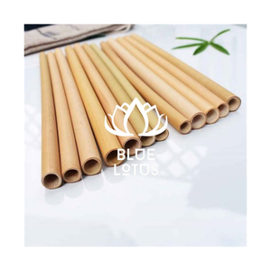 Pailles en bambou les plus vendues, nettoyées et traitées pour un service de boissons professionnel et un outil robuste pour les opérations quotidiennes des cafés - Product Image 1