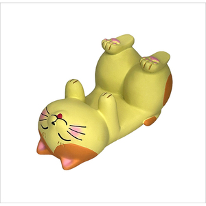 Qualité assurée robuste Durable chat résine Figurine fiable longue durée décoration de la maison élégant Animal artificiel modèle Statue - Product Image 4