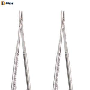 Soporte de aguja quirúrgico Castroviejo, instrumento quirúrgico Manual de 14cm con puntas de carburo de tungsteno, Kit Sutur, instrumento médico - Product Image 5