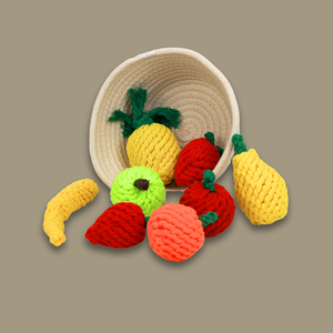 Juguetes de Cuerda Artesanales Fruity Delights, Estilo de Dibujos Animados para Mascotas - Product Image 2