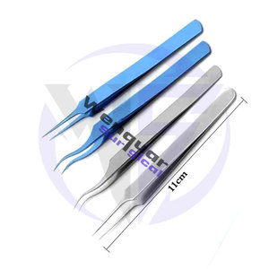 Fórceps de extracción de Trasplante de Cabello FUE de grado médico Pinzas quirúrgicas de alta precisión de 110mm y 115mm para clínicas y cirujanos - Product Image 5