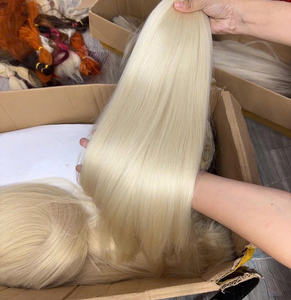 Cabello Natural Liso de Alta Calidad, Cabello Ondulado Natural Remy Virgen 1B de Vietnam, Tejido Profesional de Alta Longitud a Máquina - Product Image 3