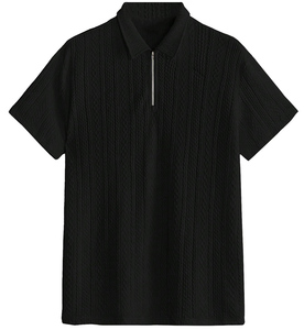 Camiseta deportiva de moda de calidad de verano para hombre, camiseta Polo personalizada al por mayor, ropa informal de negocios de punto transpirable - Product Image 1