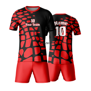 Conjunto de camiseta de fútbol de poliéster transpirable para hombre, diseño personalizado, sublimación, uniforme deportivo, venta al por mayor de fábrica para jugadores de fútbol - Product Image 4