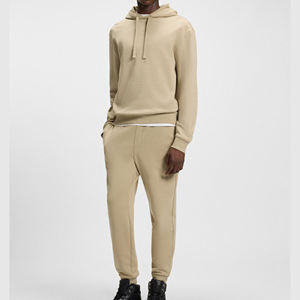 Chándal de invierno sólido con capucha y cremallera para hombre 2025 con diseño cómodo de tela de nailon - Product Image 2