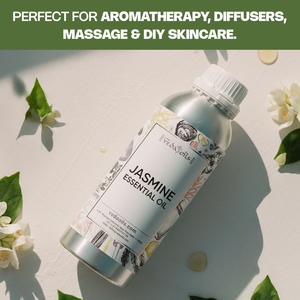 Huile Essentielle de Jasmin 100% Pure Hydratante Éclaircissante avec Huiles d'Encens, Ylang-Ylang, Bois de Santal, Arbre à Thé et Lavande Incluses - Product Image 4