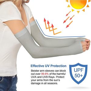 Manchons de bras rafraîchissants unisexes personnalisés, absorbant la transpiration et offrant une protection solaire pour la course à pied - Product Image 4