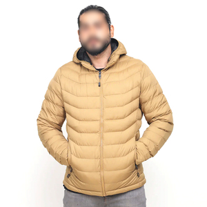 2025 Taux de gros à la mode duvet d'oie brillant bulle manteaux à capuche hommes bouffant logo personnalisé bulle vestes - Product Image 1