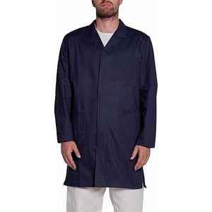 CBF Balducci Group Manteau de travail long unisexe bleu 100% coton, chemise de laboratoire industrielle, confortable et durable, fabriqué en Albanie - Product Image 1