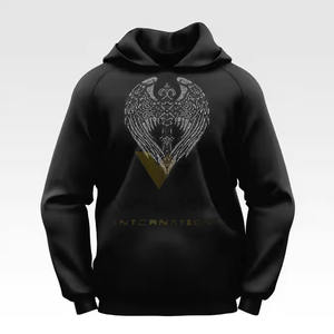 Solid Color Men <b>Rhinestones</b> <b>Hoodies</b> Slim Fit Men <b>Rhinestones</b> <b>Hoodies</b> Customized Men <b>Rhinestones</b> <b>Hoodies</b> - Product Image 3