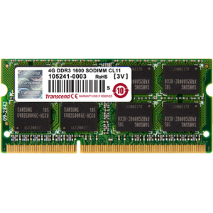UD_Transcend <strong>4GB</strong> <strong>DDR3</strong> 1600 SO-DIMM CL11 2Rx8