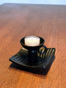 Andlesticks | <b>Candle</b> <b>Holder</b> | Forged Iron Tall or Tea Light <b>Candles</b> <b>Holder</b> | Wrought Iron | Hand Forged Best Small Steel <b>Holder</b> - Product Image 2