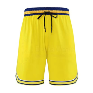 OEM Customize Color & Size Breathable Elastic Waist Basketball <b>Shorts</b> For Practice Wear With Heat-Transfer Printing Applique - Product Image 1