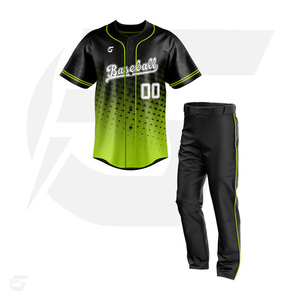 Custom Fashion Baseball Shirt Short Sleeve Sportswear Baseball Jersey Button <b>Down</b> Baseball Uniform Made in Pakistan - Product Image 1
