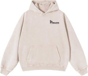 Sudadera con Capucha para Hombre de Alta Calidad, Lavado Ácido, Estilo Personalizado con Logotipo, Tejido Grueso GSM, Cómoda, Varios Colores - Product Image 3