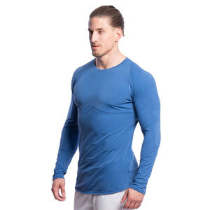 Camiseta de Compresión Deportiva Personalizada para Hombre, Artes Marciales, Secado Rápido, Transpirable, Satén 100% Poliéster, Invierno, Manga Larga, 180g - Product Image 2