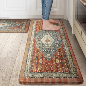 Tapis de sécurité antidérapant en PVC et éponge SBR, style oriental, pour le confort en position debout, conception personnalisée - Product Image 1