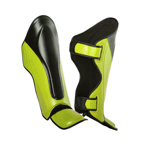 2024 Customize Wholesale Leather <b>Foam</b> <b>Padded</b> Shin Guard Leg Guard High Quality Ankle Guard - Product Image 3