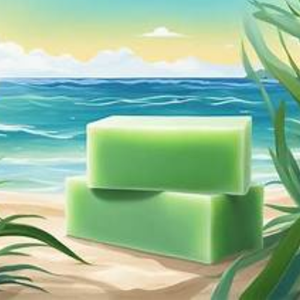 Jabón de Musgo Marino Orgánico Natural de Marca Privada OEM, Jabón Aclarante en Barra, Jabón de Algas de Vietnam - Product Image 1