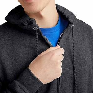 Sweats à capuche pour hommes personnalisés 100% coton Street-wear Sweat à capuche zippé sur la taille Vintage poids lourd lavé à l'acide Hoodies pour homme à capuche - Product Image 5