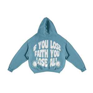 Sweatsuits Set Men Sweat Suit Flared Stacked Sweat Pants Sweatpants and Hoodie Print OEM/ODM Custom Thick Unisex Adults Spring - Product Image 2