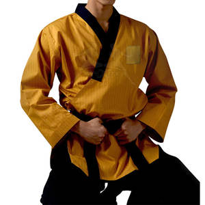ชุดเครื่องแบบยูโดแบบแห้งเร็วระบายอากาศได้ดีทำจากผ้าฝ้ายโพลีเอสเตอร์ MOQ ต่ำ - Product Image 5