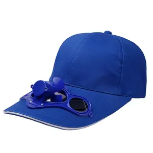 Chapéu de beisebol para exterior com ventilador solar automático para motorista de caminhão esportivo com logotipo personalizado de verão 2024